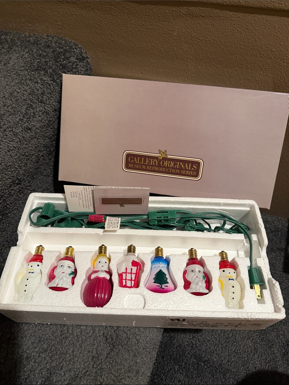 1984 Avon Victorian Style Christmas Lights Henry Ford Museum Glass Gallery